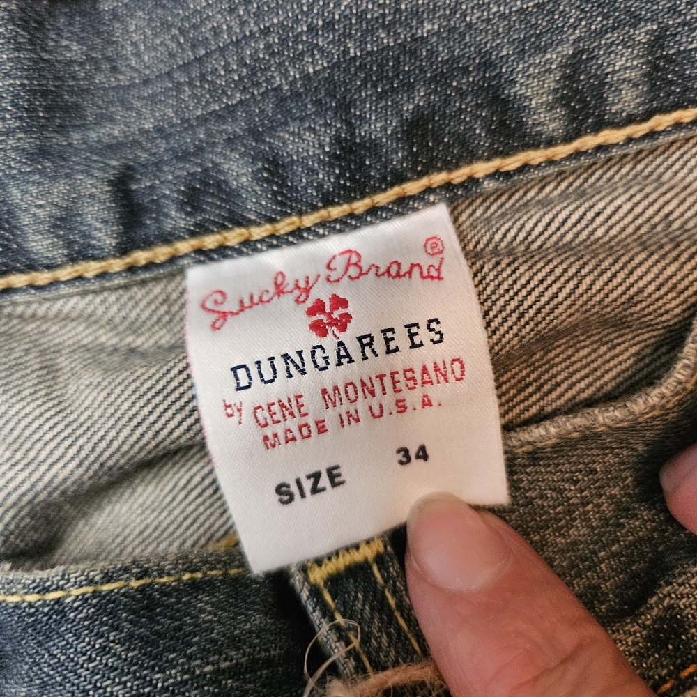 Lucky Brand Men's Dark Wash Black Bootcut Jeans - Picture 9 of 15